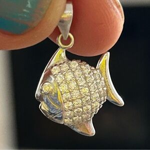 SunFish sterling silver 925 Pendant